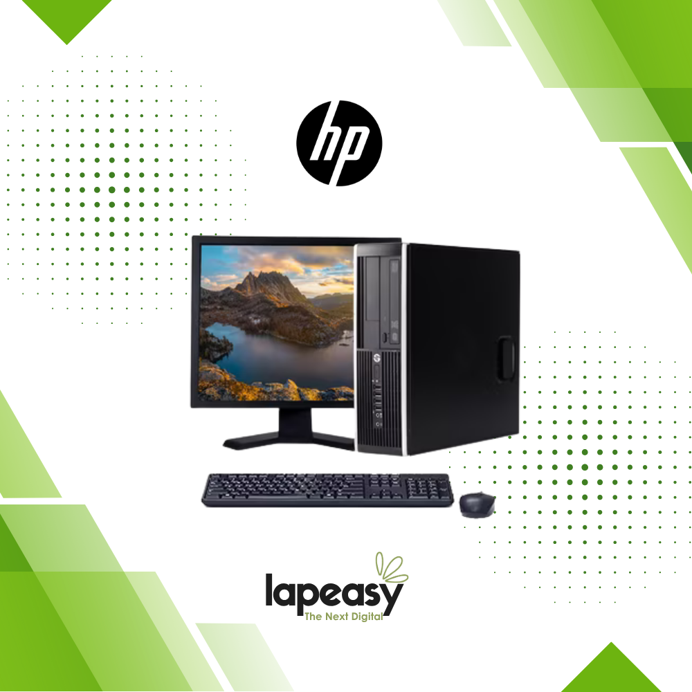 HP Compaq Pro 6200 SFF All-in-One Desktop Computer Set | Intel i5-2nd Gen | 19" HD LCD Monitor | Wired KB & Mouse | Speakers | WiFi | Win 10 Pro | Refurbished